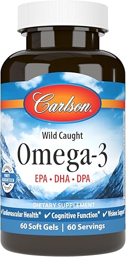 Omega-3, 700 mg de omega-3, EPA, DHA, DPA, económico, capturado en la naturaleza, de origen sostenible, 60 geles blandos