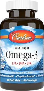Omega-3, 700 mg Omega-3s, EPA, DHA, DPA, Budget Friendly, Wild Caught, Sustainably Sourced, 60 Soft Gels