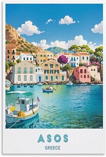 QFC ARTS Asos Travel Print Poster Canvas Wall Art Poster Home Room Decor Picture 08x12inch(20x30cm)