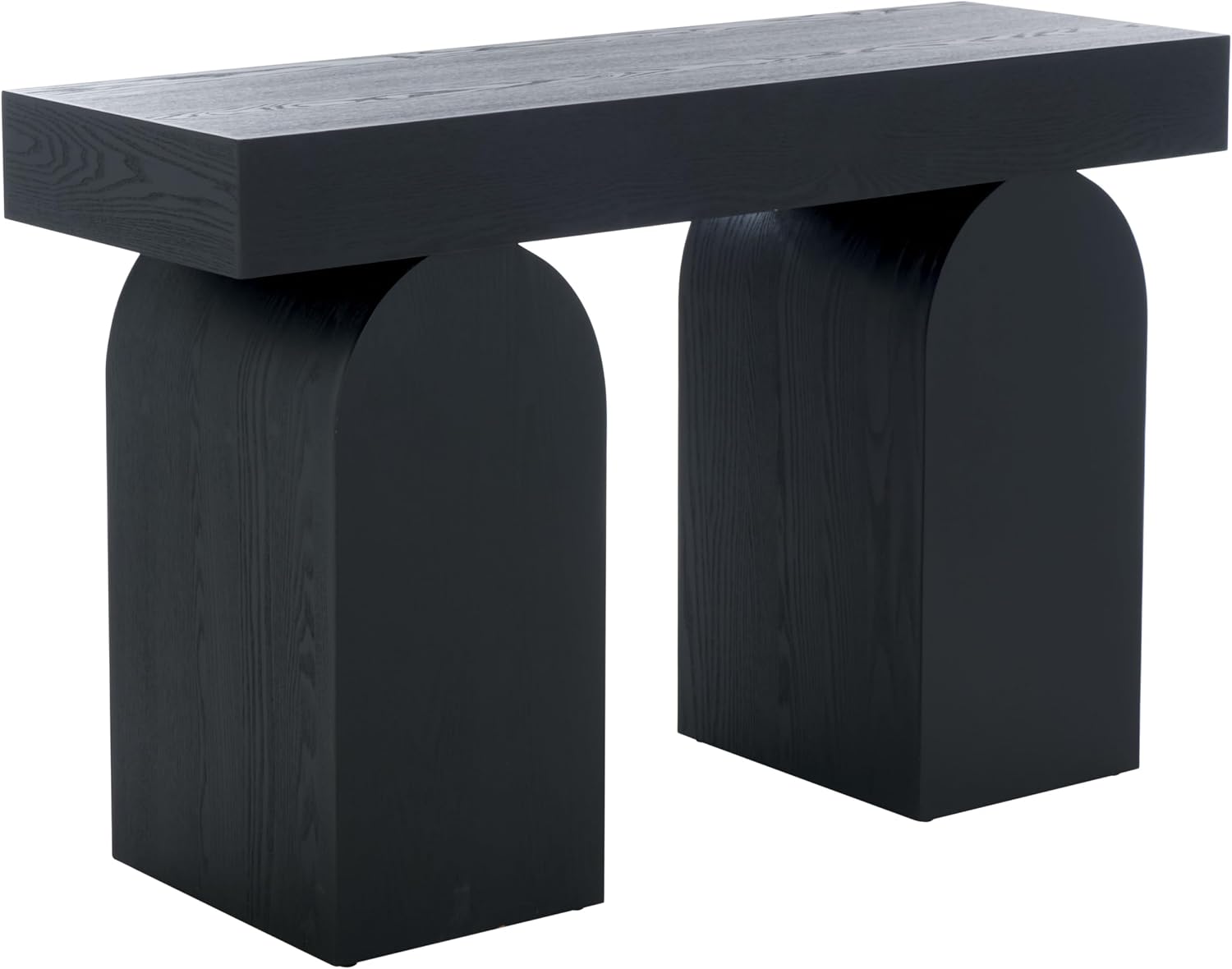 SAFAVIEH Home Collection Ekoshi Mid-Century Modern Black Console Table (CNS2306A)