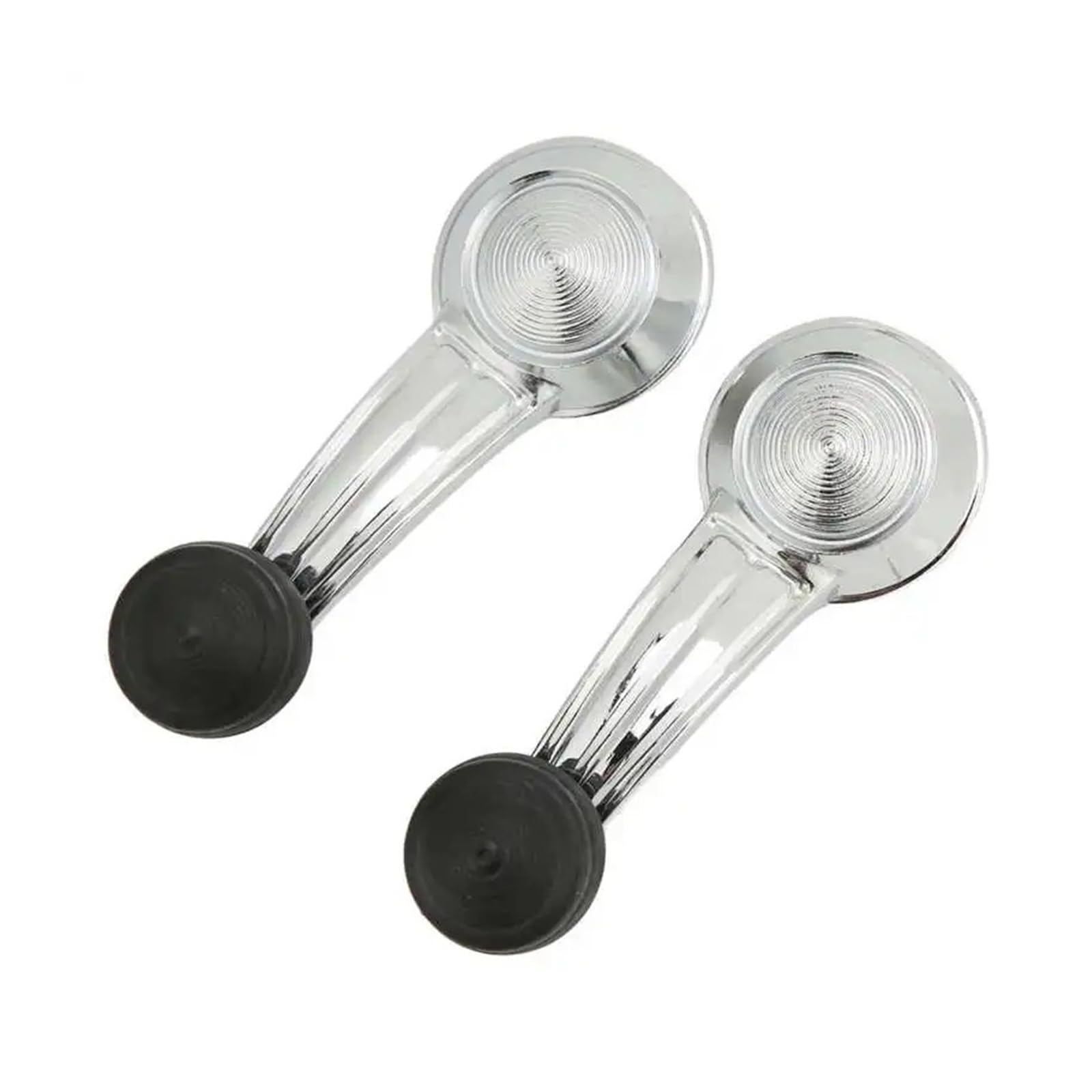 KIRYU Regulator for Cadillac for Cimarron for Eldorado 2piece Car Interior Parts Inside Door Crank Handles Chrome Window Crank Handle Metal