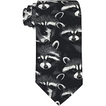 Famame Men's Tie Necktie Funny Novelty Tie Dye Shark Blue Neckties for Men