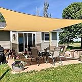 VOJUEAR 10' x 13' Sun Shade Sail Canopy UV Block Durable Fabric Awning for Patio Garden Backyard...