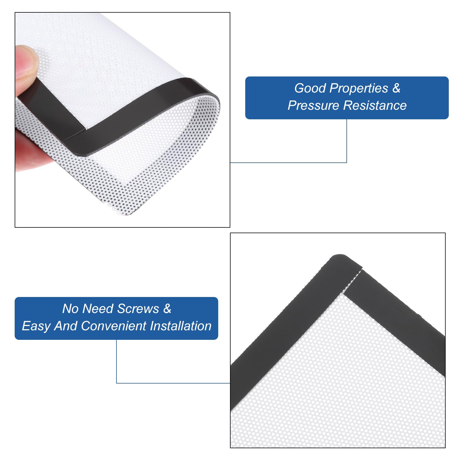Box Fan Filter 3PCS PC Dust Filter 140x140mm Magnetic Frame PVC ...