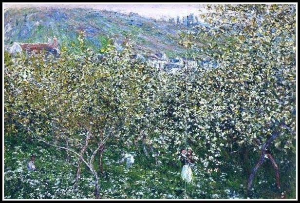 クロード・モネ <霧のヴェトゥイユ> 霧の中のヴェトゥイユ、1879