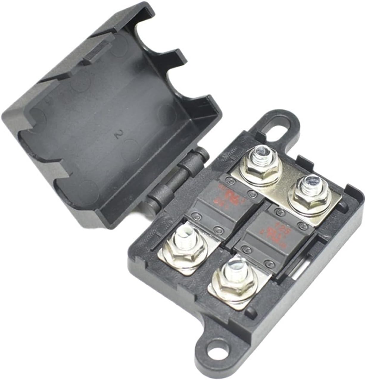 Two-Position ANS car Fuse Box Holder | Two-Way 2P Bolt car Fuse Holder Box | BH-ANS-B21(Box PEC Pacific Fuse)