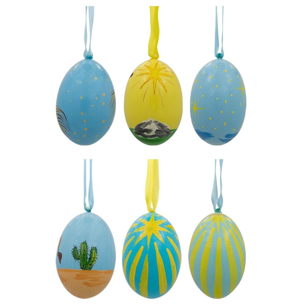 ウクライナ　クリスマスオーナメント6個セット ウクライナ クリスマスオーナメント6個セット