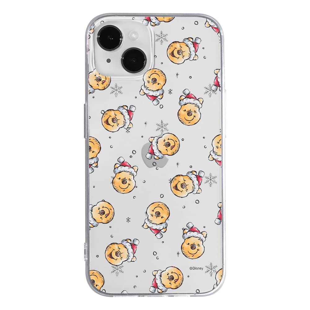 ERT GROUP mobile phone case for Apple Iphone 14 PLUS original and officially Licensed Disney pattern Winnie the Pooh and friends 023 adapted to the shape of the mobile phone, partially transparent