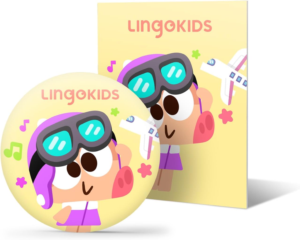 Lingokids Transportation and Destinations with Cowy StoryShield, Screen-Free Educational Audio Content, Kids Ages 3-6