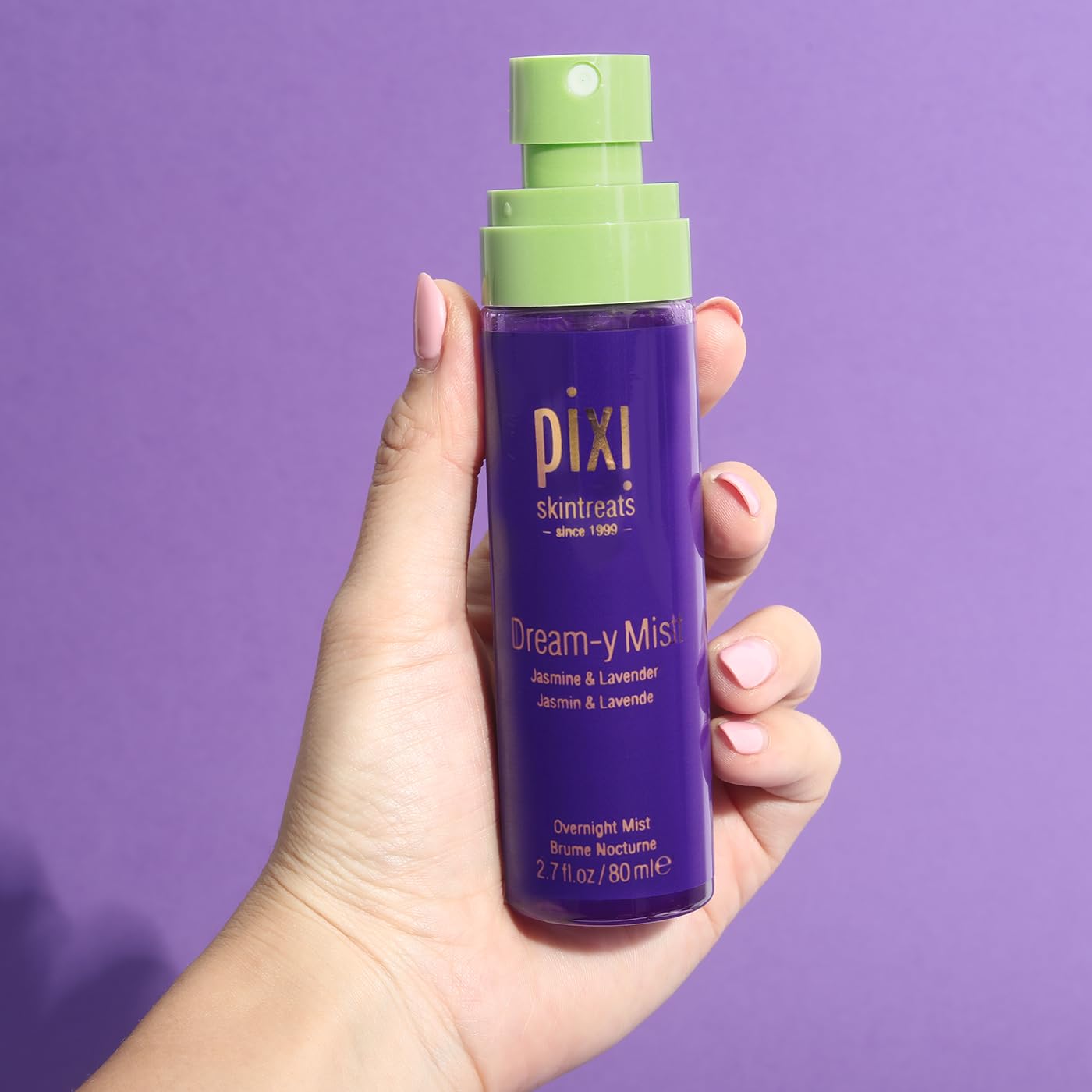 Pixi Beauty Dream-y Mist | Elixir Facial Mist | Help Hydrate & Preserve Skin with Jasmine, Lavender, Chamomile, 80ml - Image 3