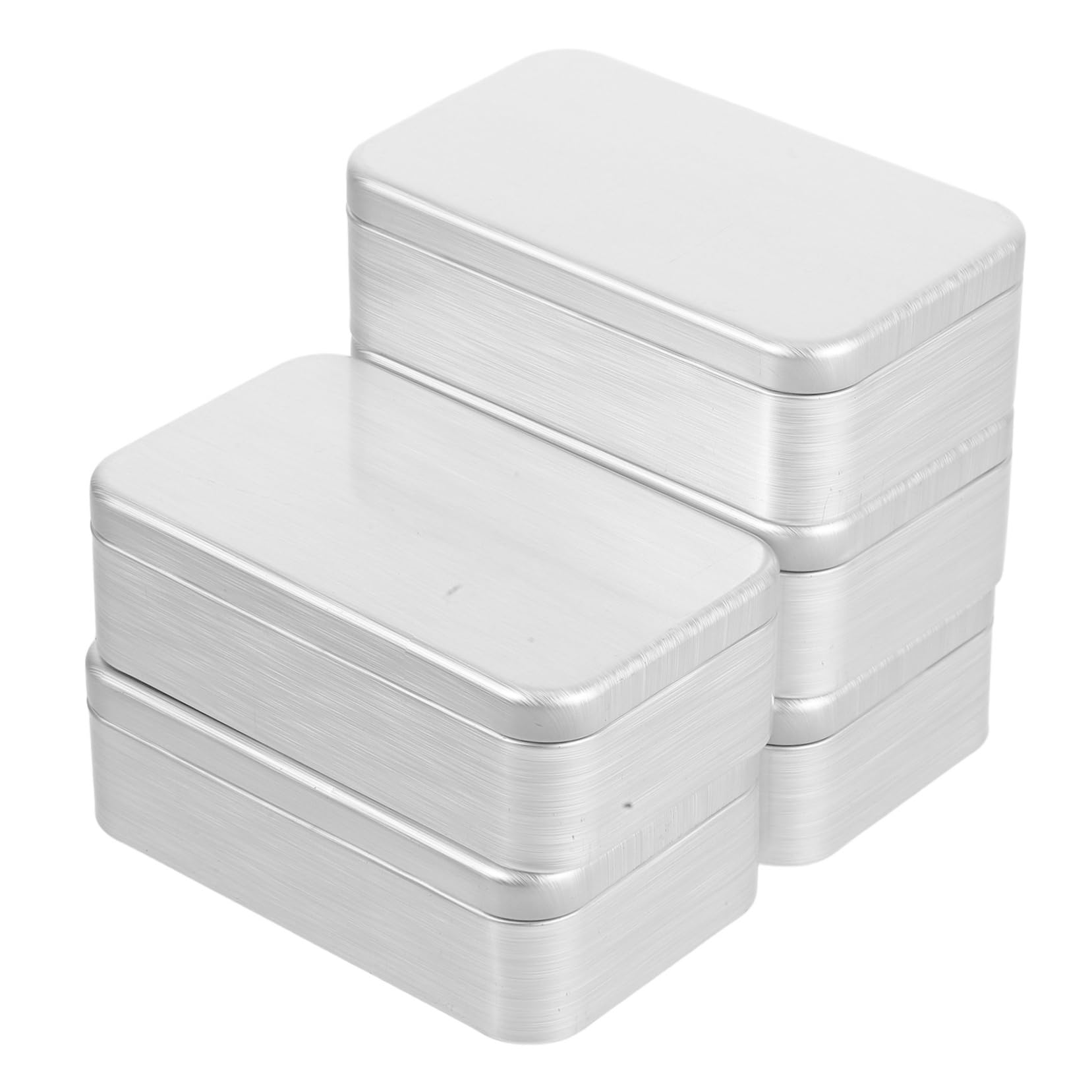 HOLIDYOYO 5pcs Tin Boxes with Lids Small Metal Container for Jewelry Candy Tins with Lids for Storage