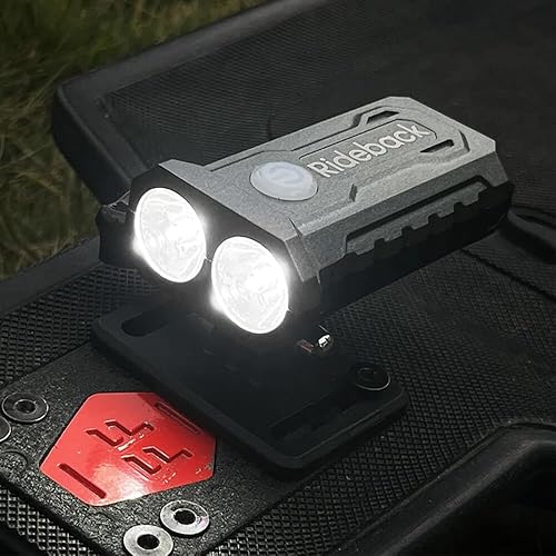Skateboard Lights - Dual Beam Front Light with Quick-Release Mount, 100 FT Visibility, USB Rechargeable, Designed for Night Riding, for Helmet,