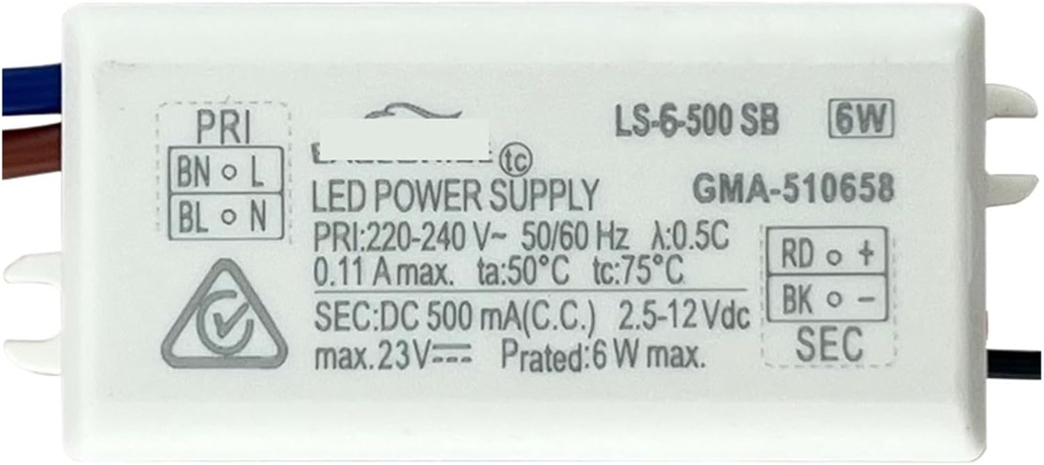 Spotlight LED lamp Driver Power Supply LED10W2-4A one Beam Projection lamp(1-4W 500MA DC2.5-8V LS-3-500 SB)