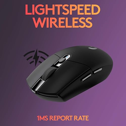 Miniatura 4 de Logitech G Mouse inalámbrico para juegos Lightspeed 305 - Negro y teclado para juegos Prodigy, teclas retroiluminadas LIGHTSYNC RGB, resistente a