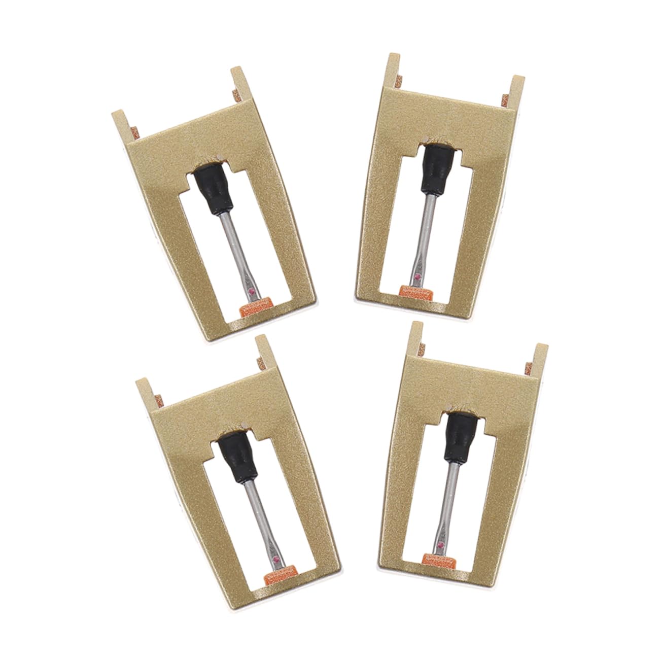 TOGEVAL Record Player Needle Replacement 4pcs Phonograph Record Player Needles