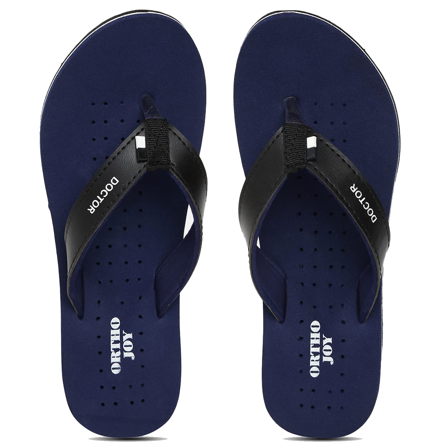 ORTHO JOY Navy Blue MCR Womens Doctor Orthopedic Slippers (B09FK8R91J) Amazon Price History, Amazon Price Tracker