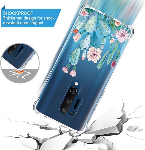 Miniatura 8 de Funda diseñada para Oneplus 8 Pro, funda One Plus 8Pro, a prueba de golpes, transparente, suave, flexible, TPU delgada, protectora para Oneplus 8