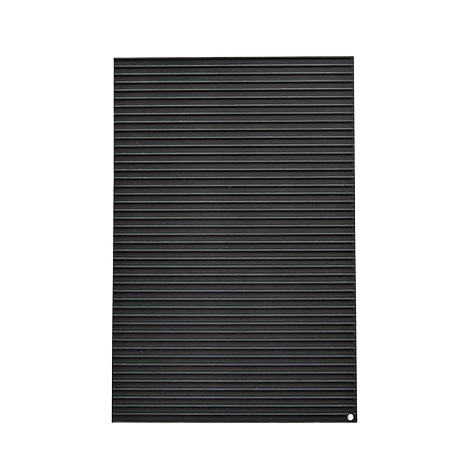hogtnd Food Grade Silicone Placemat for Kitchen, Heat Insulation, Non-Slip Water Drain, Suitable for Various Cooking Appliances, Kitchen Mat