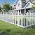 Zippity Outdoor Products ZP19001 No Dig Madison Vinyl Picket Fence, White, 30" x 56.5" (1 Box, 2 Panels), (Pack of 2)
