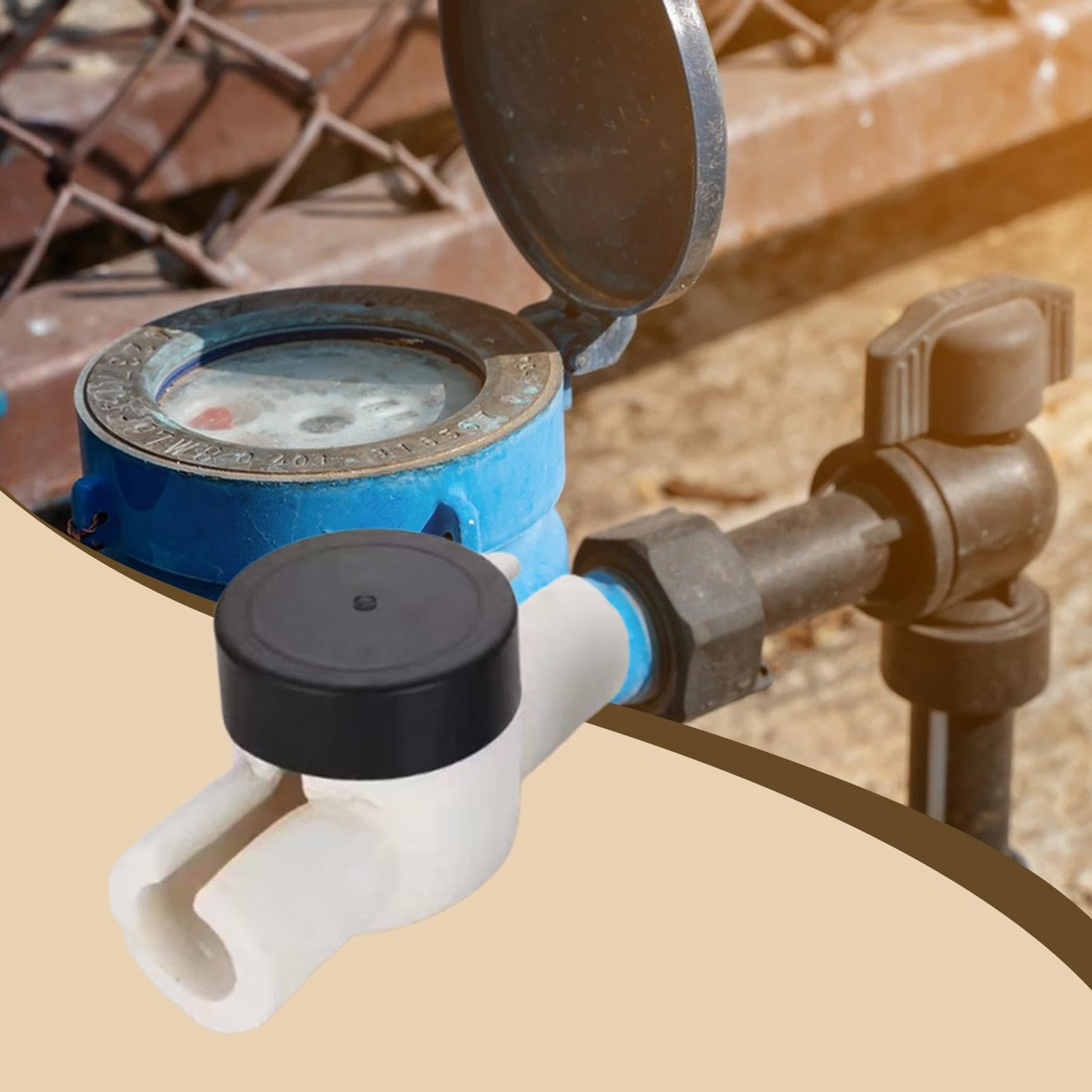 STYLEHEAVEN Water Meter Insulated Cover Freeze Protection for Engineering Outdoor Winter Style A-picture-29