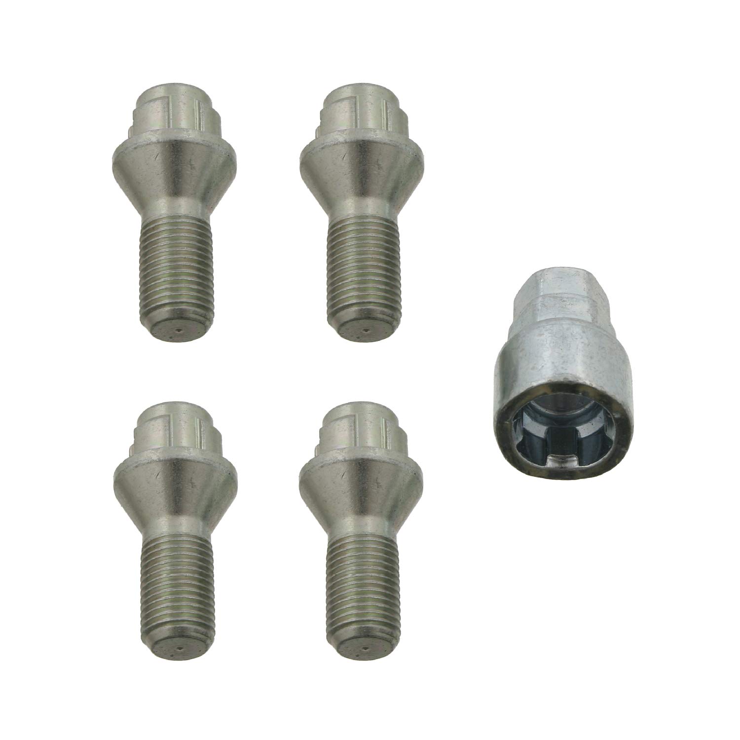 Tornillo de rueda m14 Febi Bilstein 27054 cónico para llanta de recambio 5