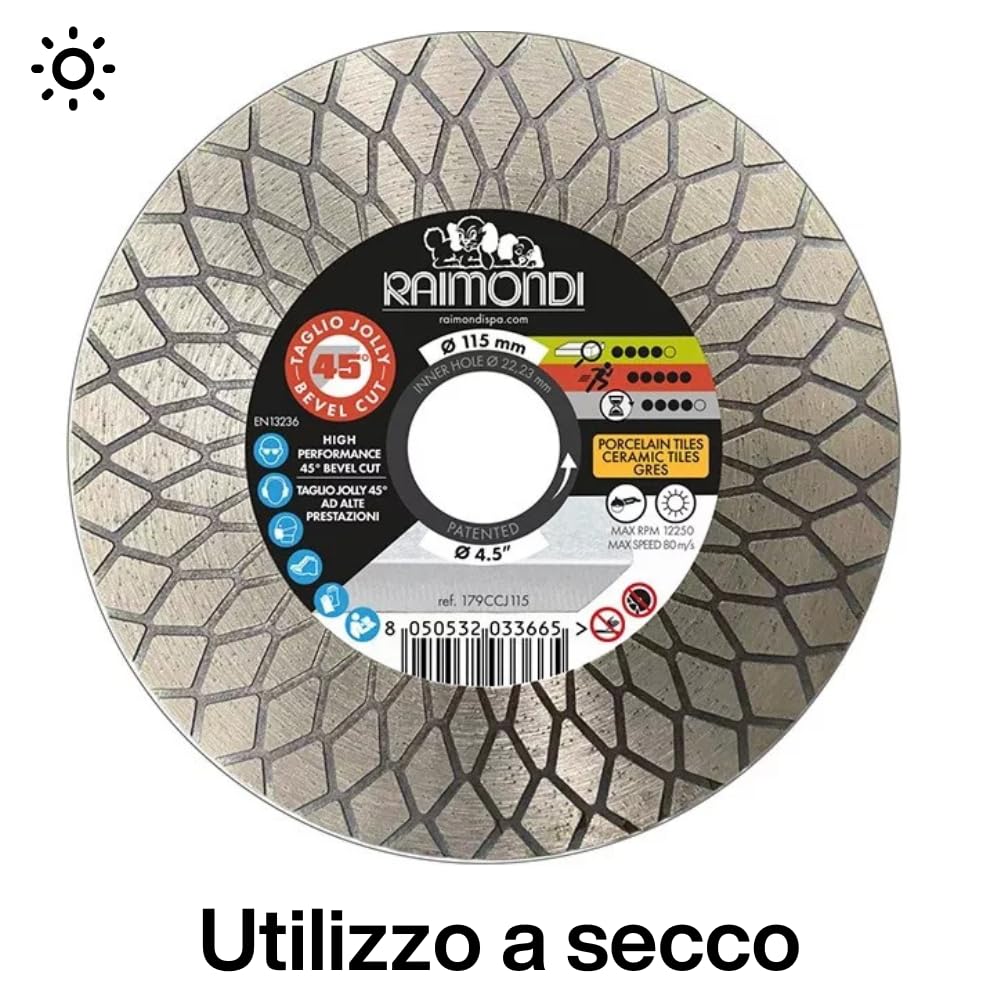 Disco Diamantato JOLLY 45 D. 115 mm