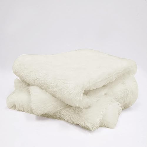 Miniatura 7 de Juego de 4 fundas de almohada cuadradas decorativas de piel sintética de 20 x 20 pulgadas, funda de cojín de lujo suave y mullida para sofá, cama,