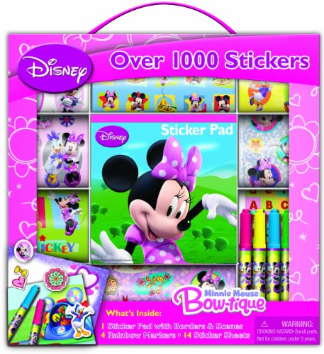 Bendon Disney Minnie Mouse Sticker Box with Handle Activity Set