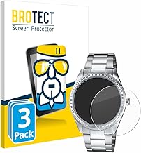 BROTECT Protector Pantalla Cristal para Casio MTP-1302PD Protector Vidrio (3 Unidades) - [Dureza 9H, Anti-Arañazos]