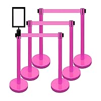 Vista 20 de VIP Crowd Control - Juego de barreras de seguridad con cinturones retráctiles, 91 cm de altura, cinturón de 198 cm y soporte de pared