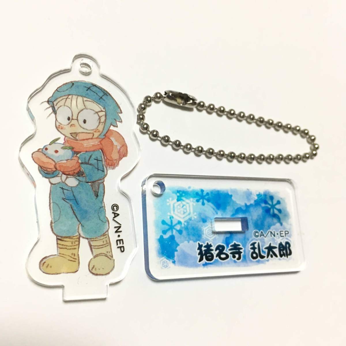 忍たま乱太郎雪アクリルスタンドアクスタアクリルキーホルダー