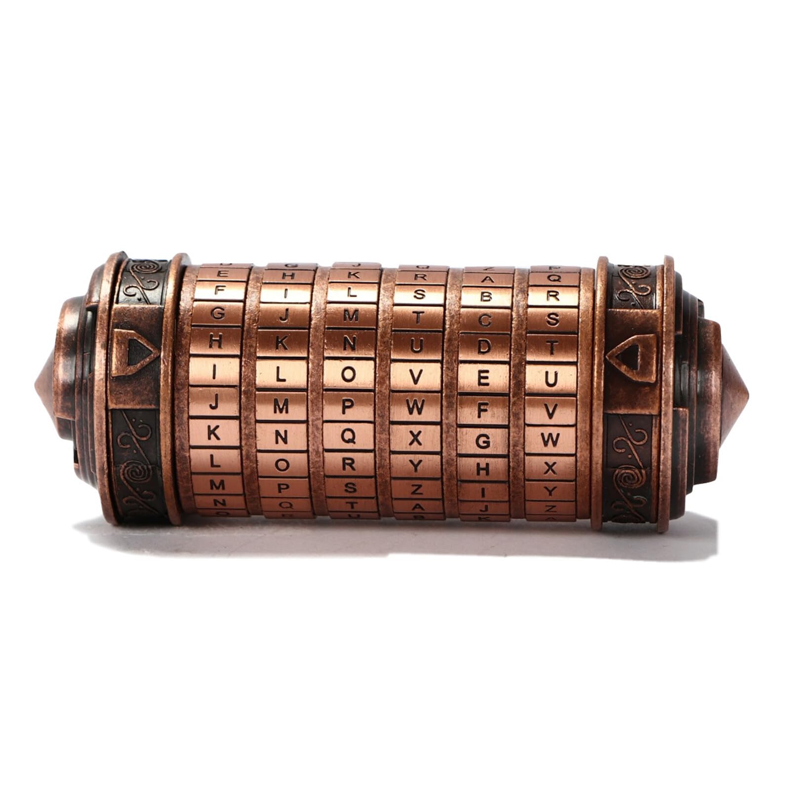 iFCOWDa Vinci Code Mini Cryptex Lock, Puzzle Boxes Da Vinci Code with Hidden Compartments Brain Teaser Lock Puzzles for Boyfriend and Girlfriend