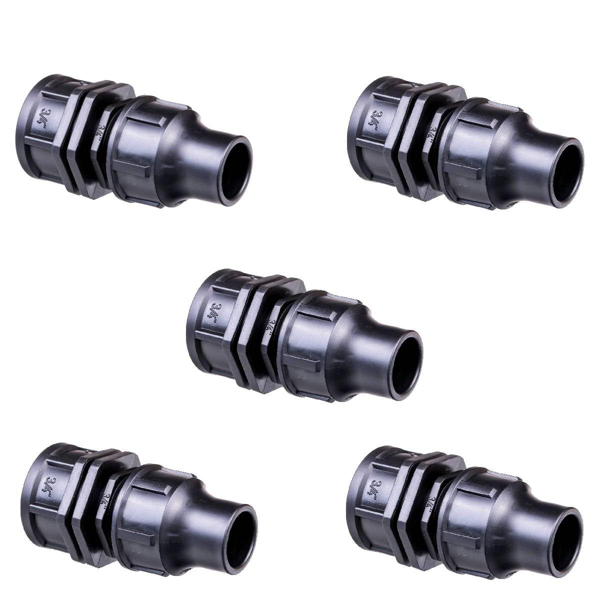 HydroSure Nut Lock Tap Connector - 21mm x 3/4" BSP Female - Pack of 5