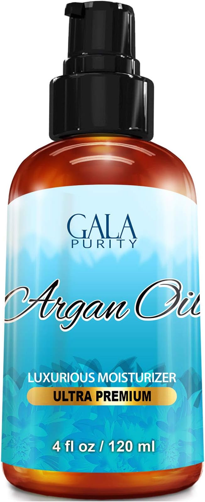 Gala Purity - Moroccan Argan Oil Cold Pressed, Unrefined & Virgin 4 Oz - Best for Hair, Beauty & Skin Care