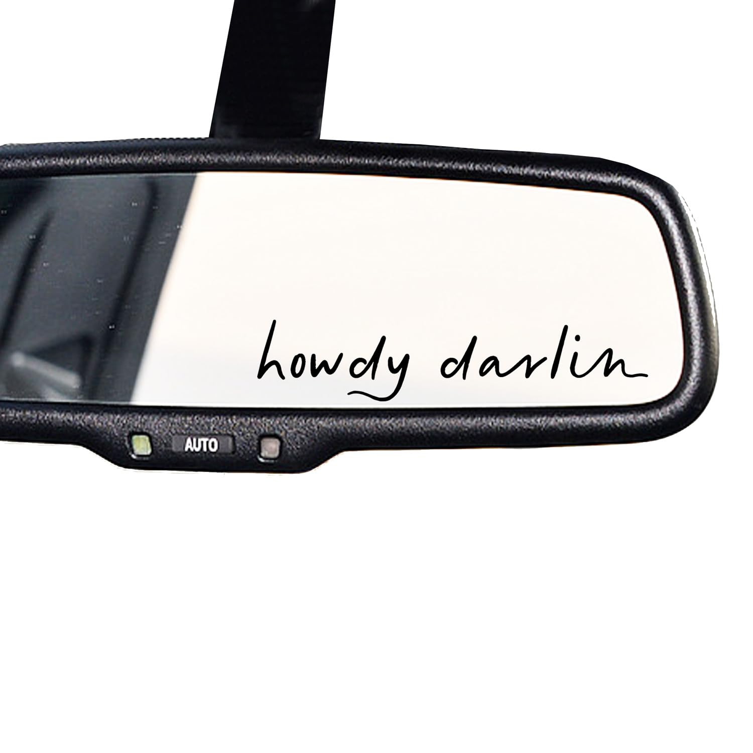 2 x Howdy Darlin Decal, Car Sticker, Window Decal, Western Sticker, Rear View Mirror