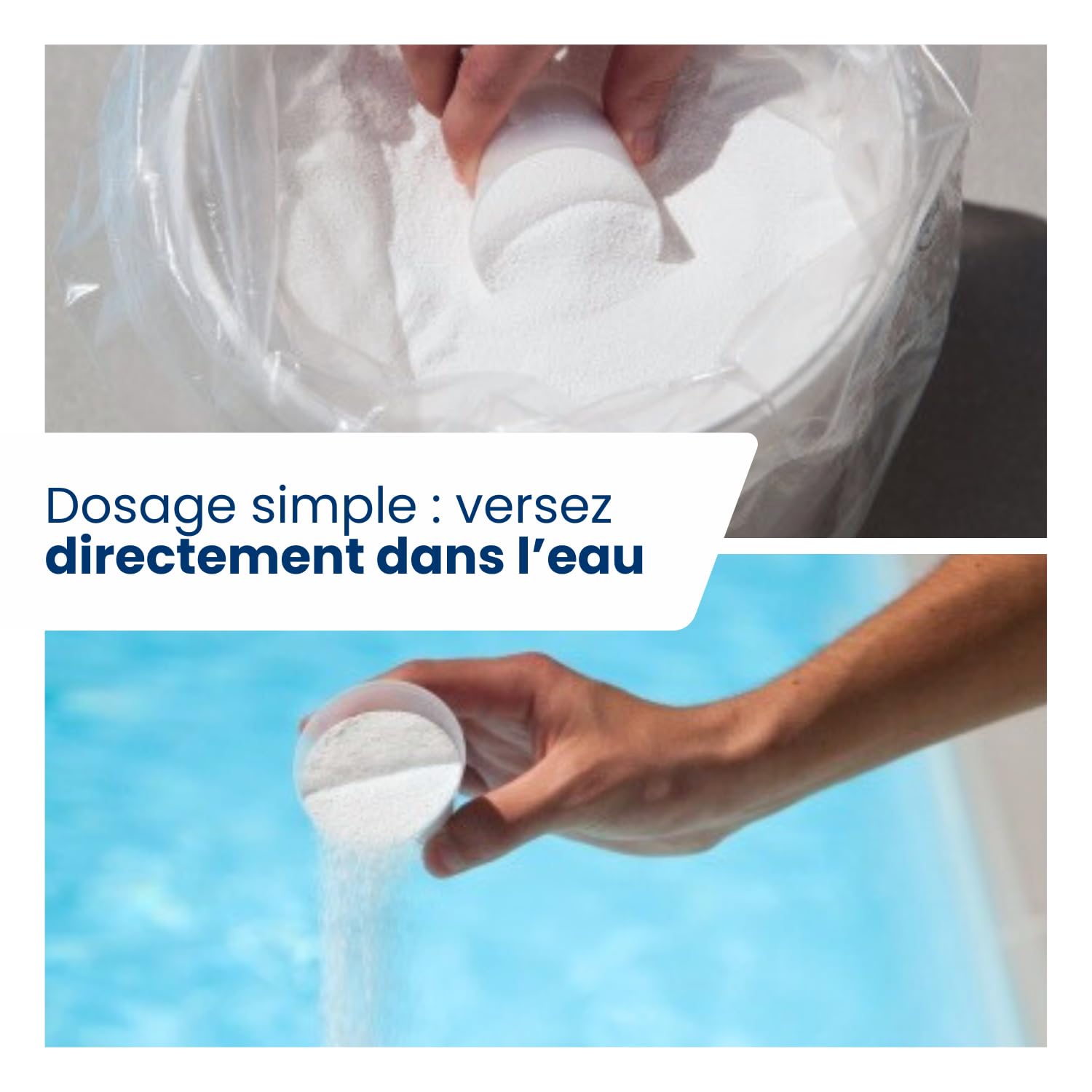 BELLAQUA pH-Moins 6 kg Granulés pH- Piscine et Spa Réducteur pH Rapide | Facile à utiliser, doseur inclus, verser directement dans l'eau, 100g / 10 m³ baisse pH de 0,1, compatible piscine et spa