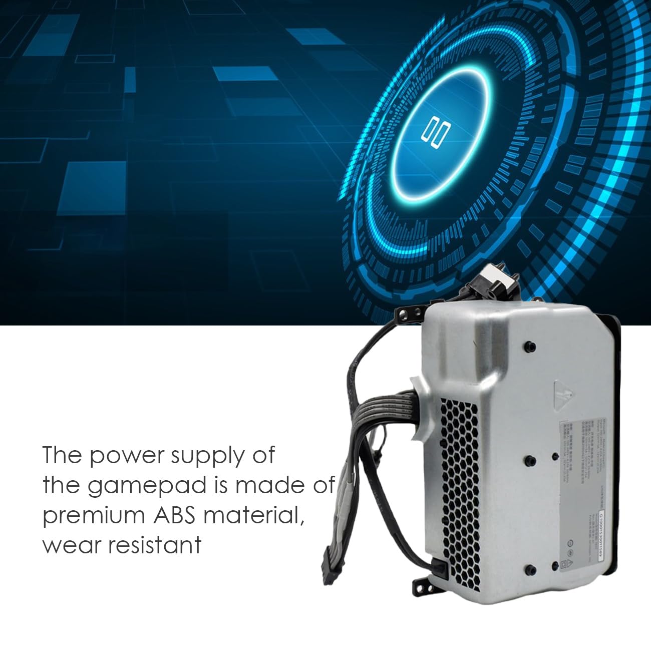 Alimentatore interno di ricambio per videogiochi, adattatore di alimentazione da 100 a 127 V/200 a 240 V con cavo di alimentazione per Xbox Series X Host di ricambio