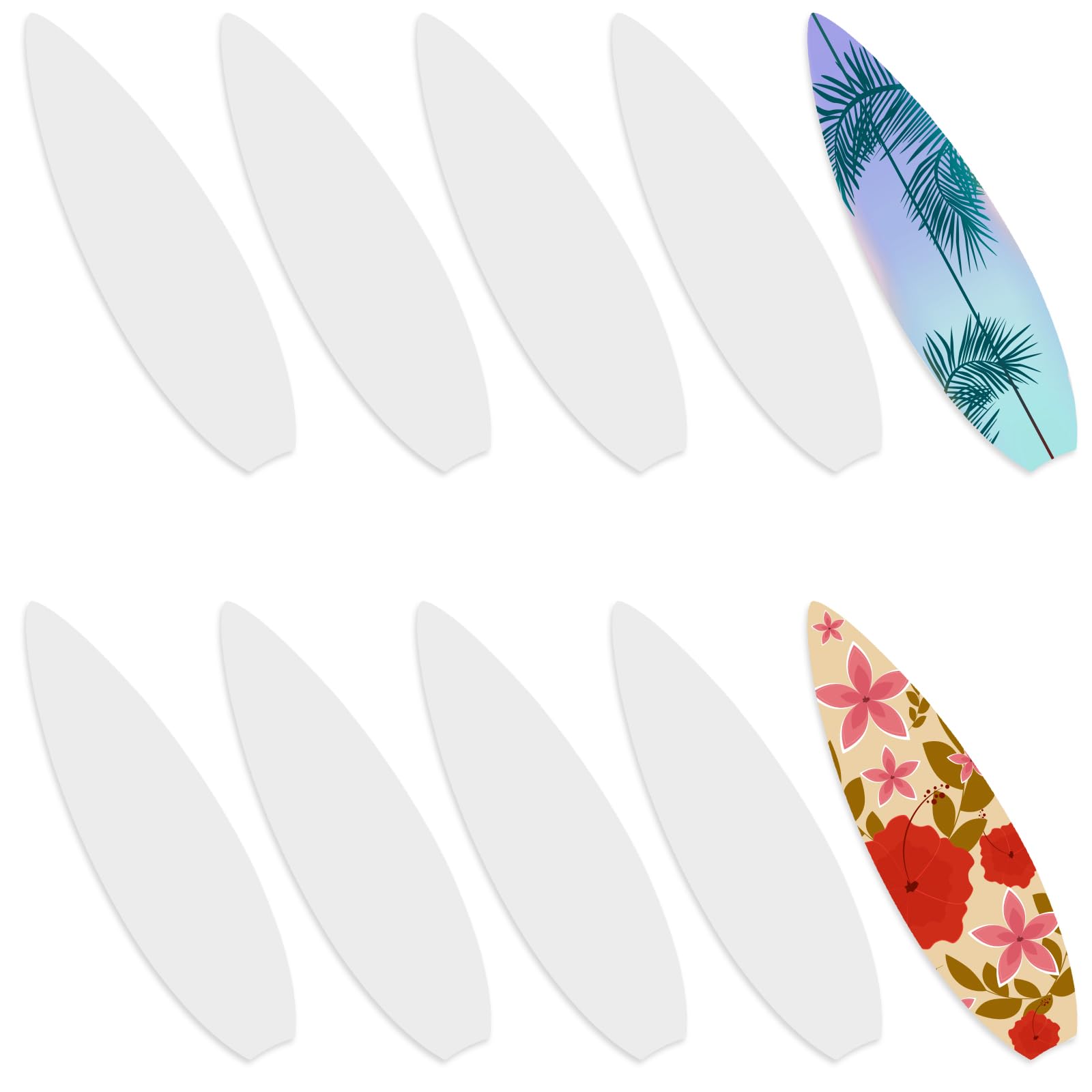 Amazon.com: Libima 36 Pcs DIY Paper Surfboards 31 x 8.5 Inch