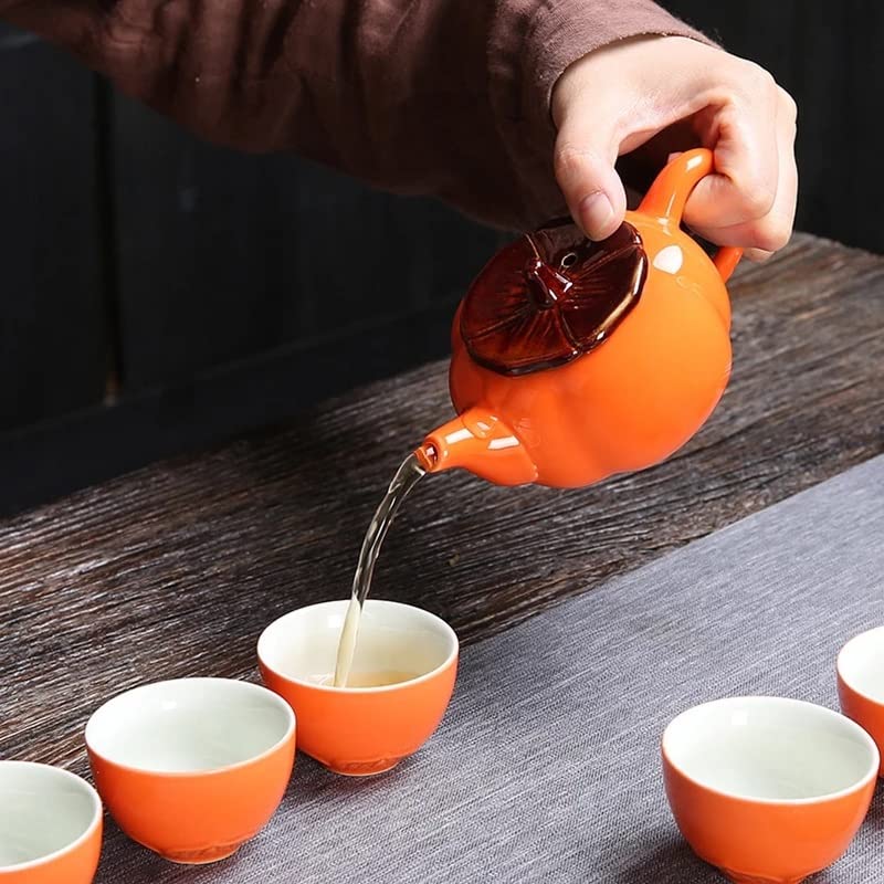 Amazon.co.jp: SHYPYG 柿ルイティーセット旅行携帯用陶磁器ティー