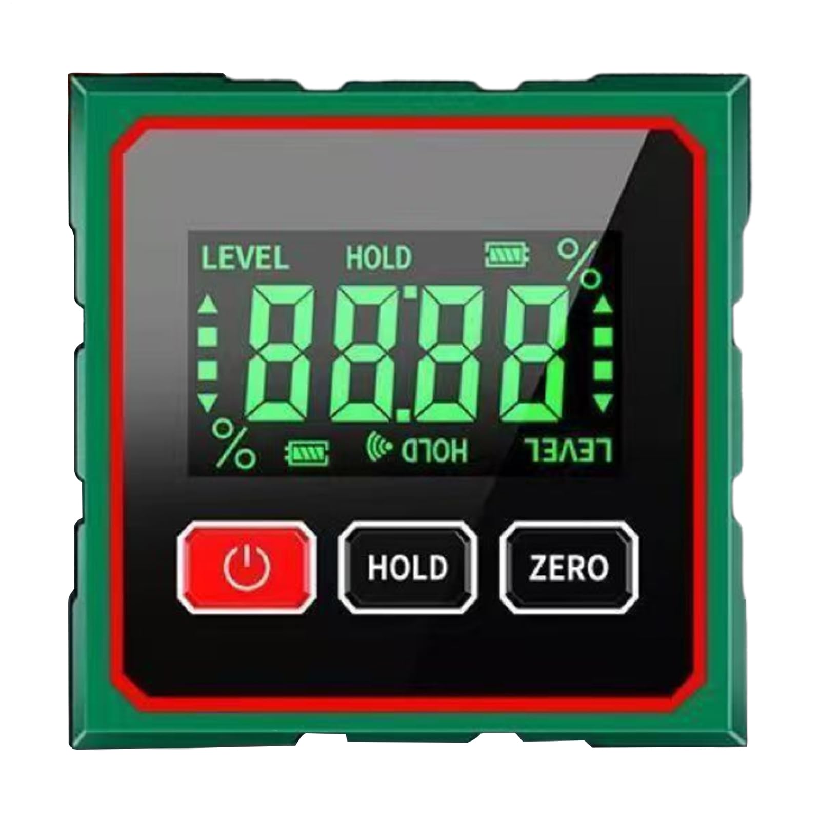 Jauge d'angle de précision avec écran LCD à 4 côtés et base aimantée puissante
