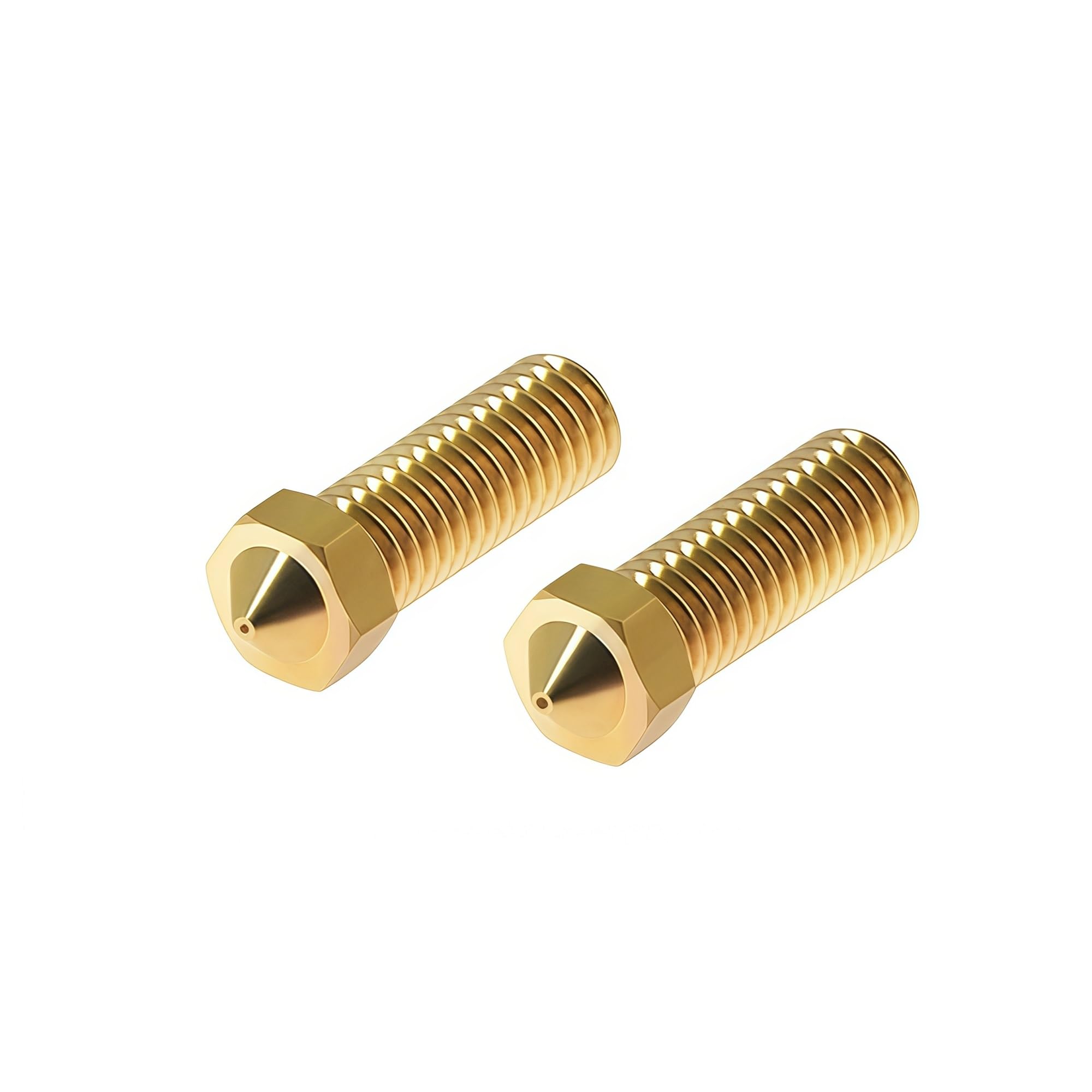 Hotend-Düse, Messing-Druckkopfblock, Doppellöcher, 0,4 Mm Extruderteil, for 1,75 Mm Filament, Kompatibel Mit FLSUN V400 3D-Drucker(16pcs)