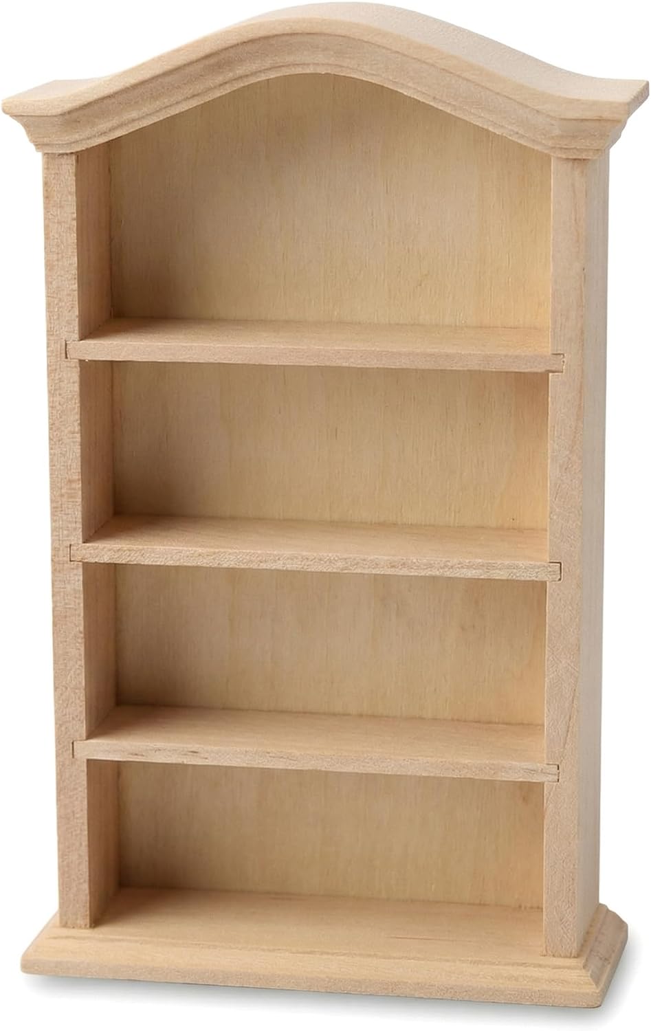 Dollhouse Wooden Bookshelf, 1/12 Mini Furniture Doll Display Case Miniature Cabinet Shelf Fairy Scene Bookcase Dollhouse Accessories
