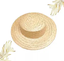 Chapéu De Palha Natural Caipira - Praia Verão Festa Junina