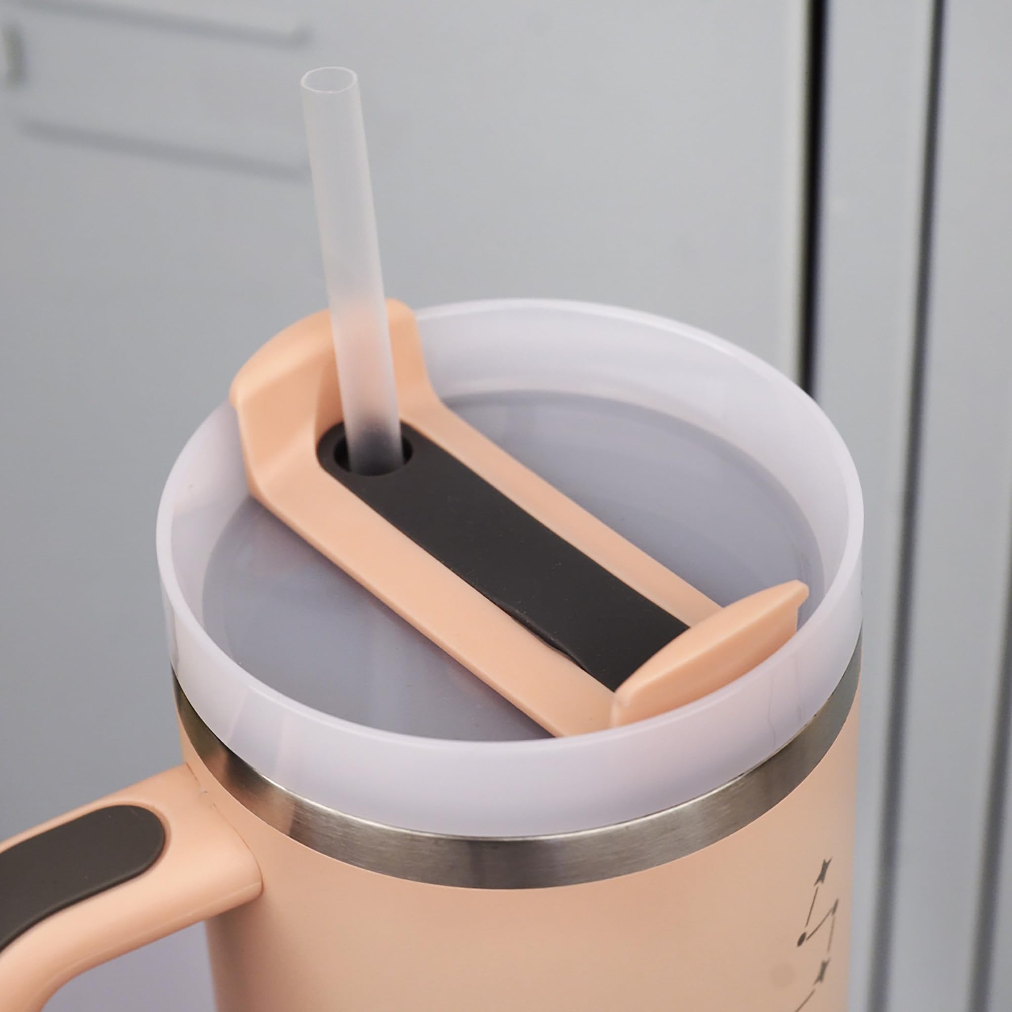 Wanapix | Taza Térmica Rosa XL Personalizada | Conserva Frío y Calor | Inicial