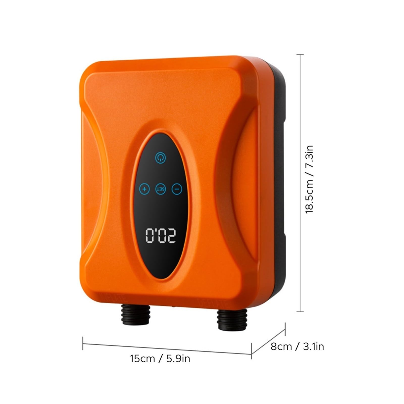 Pompa Elettrica For Paddle Board Portatile Ricaricabile Con Controllo Touchscreen E Gonfiatore Sgonfiatore A LED Inflazione Rapida