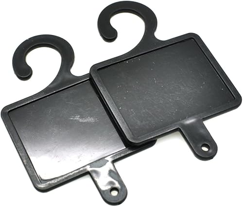 Miniatura 6 de 20pcs plástico gancho colgador & para embalaje calcetín prenda textil accesorios negro