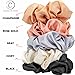 Controlled Chaos 5 Pack Silk Scrunchies for Hair – Soft Satin Scrunchie for Sleep Wear, & Casual Use, Gentle Hair Ties Prevent Creases & Breakage - Assorted Colors for Any Style (Without Box)