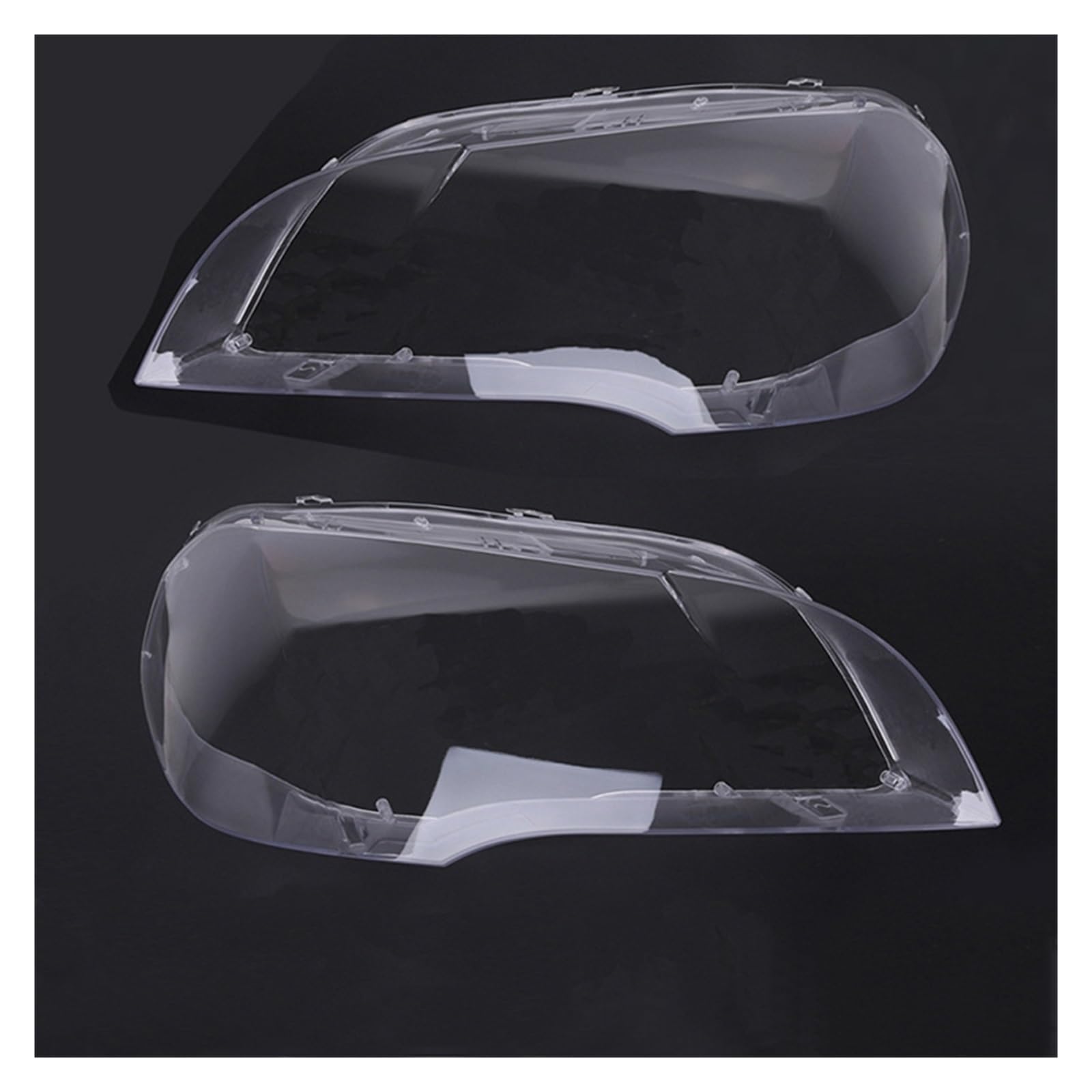 Pour BMW X5 E70 2007-2013, Phares Avant De Voiture Phares En Verre Abat-Jour Transparent Coque De Lampe Lentille De Couverture De Phare