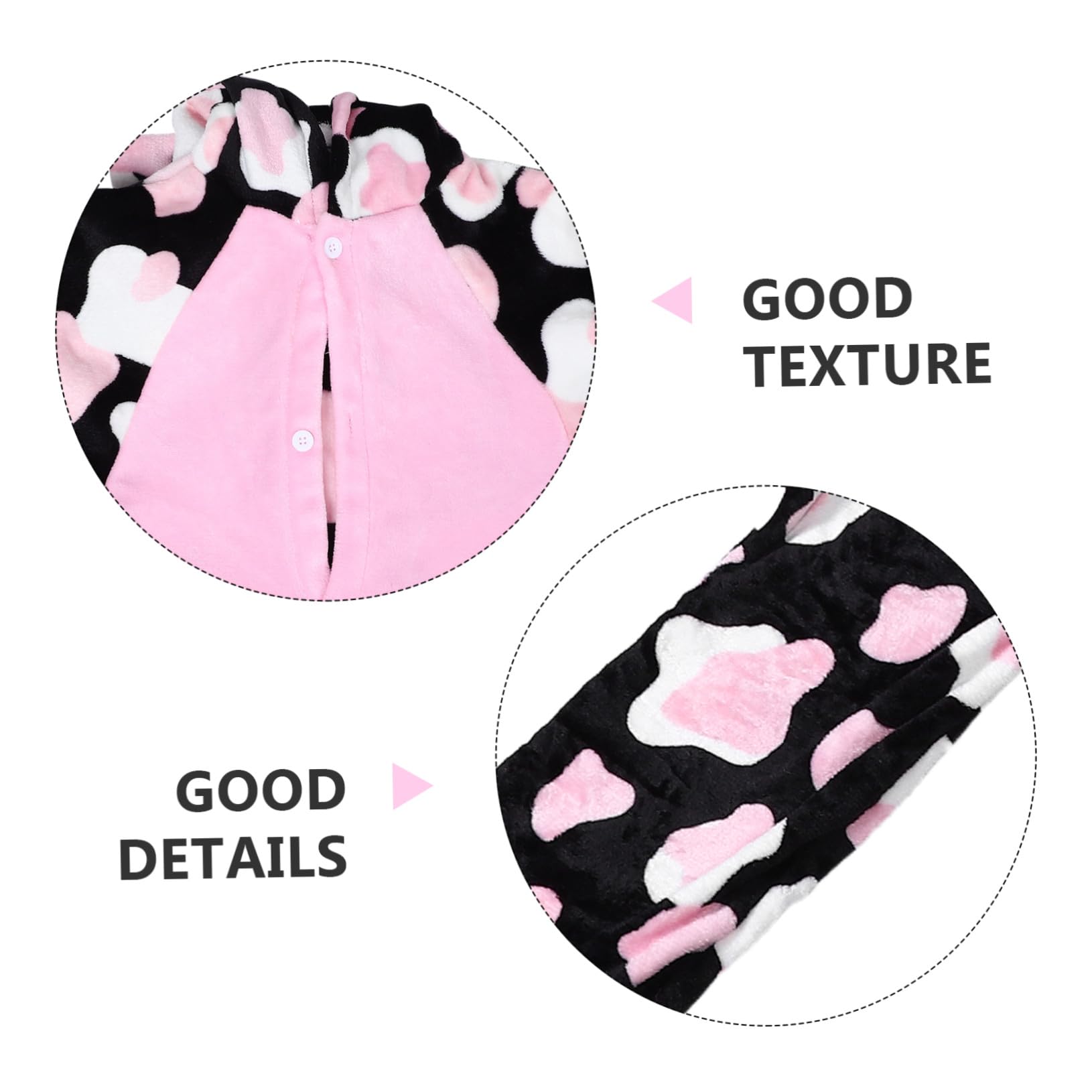 CALLARON Pigiama Onesie in Pile con e Rosa Spesso Unisex per Donna e Costume per Halloween