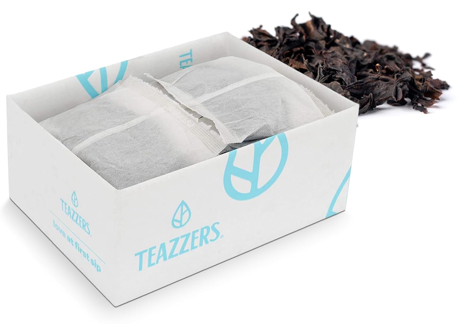 Teazzers Premium All-Natural Black Tea Bags – Great for Foodservice Commercial Ice Tea Brewers | Unsweetened USA-Made Bulk Green Tea for Restaurants, Cafés & Home Brewing (2 Ounce, 48 Count)